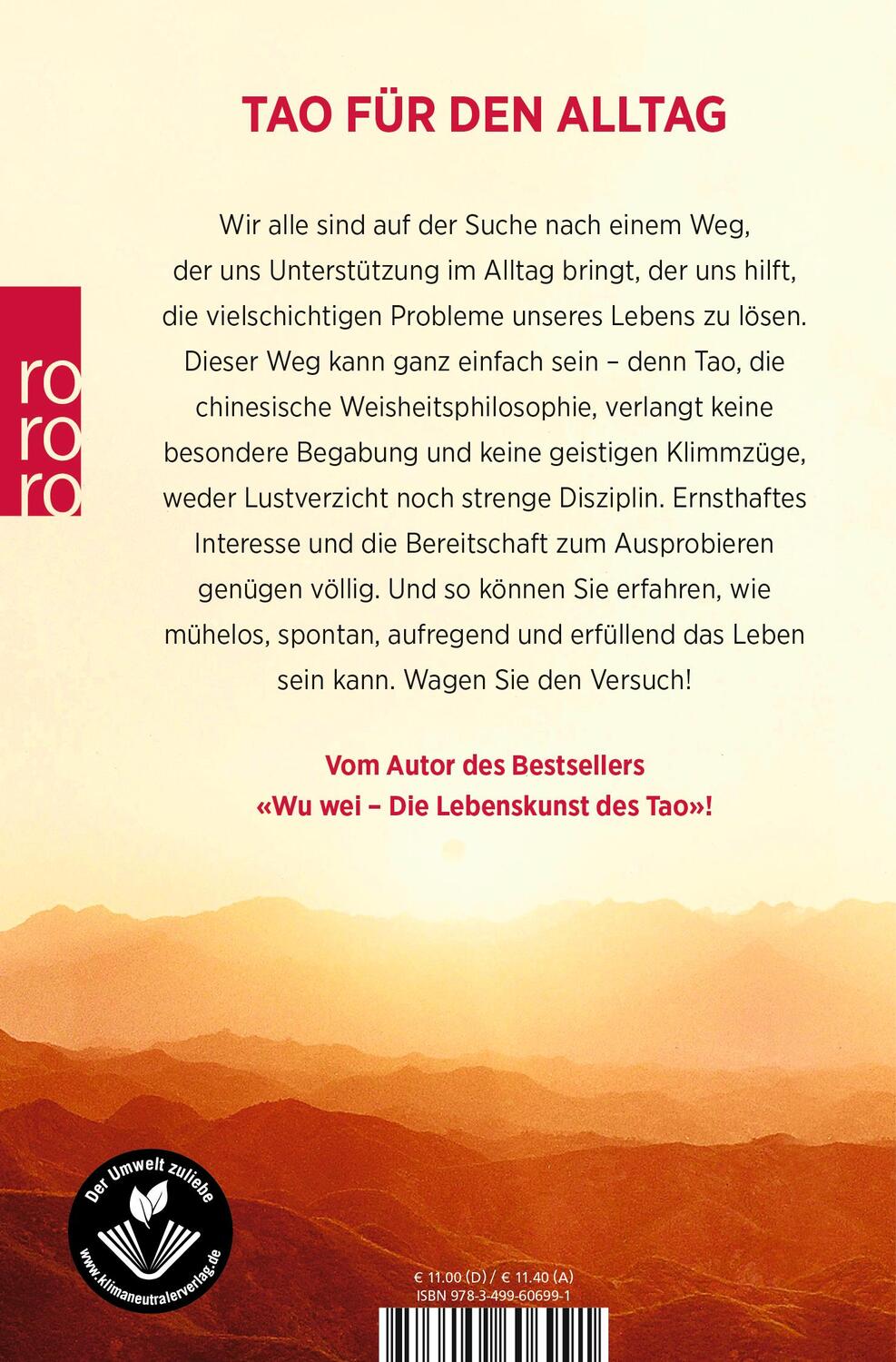 Rückseite: 9783499606991 | Lass dich vom Tao leben | Wu wei in der Praxis | Theo Fischer | Buch