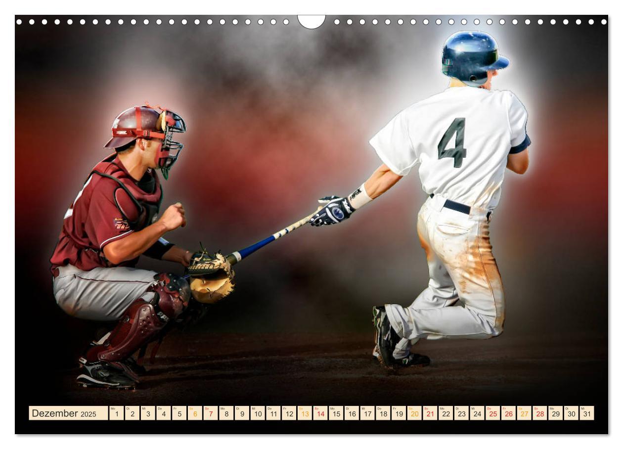 Bild: 9783435365401 | Baseball - Fight (Wandkalender 2025 DIN A3 quer), CALVENDO...