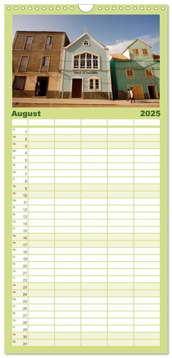 Bild: 9783457110218 | Familienplaner 2025 - Kap Verde mit 5 Spalten (Wandkalender, 21 x...