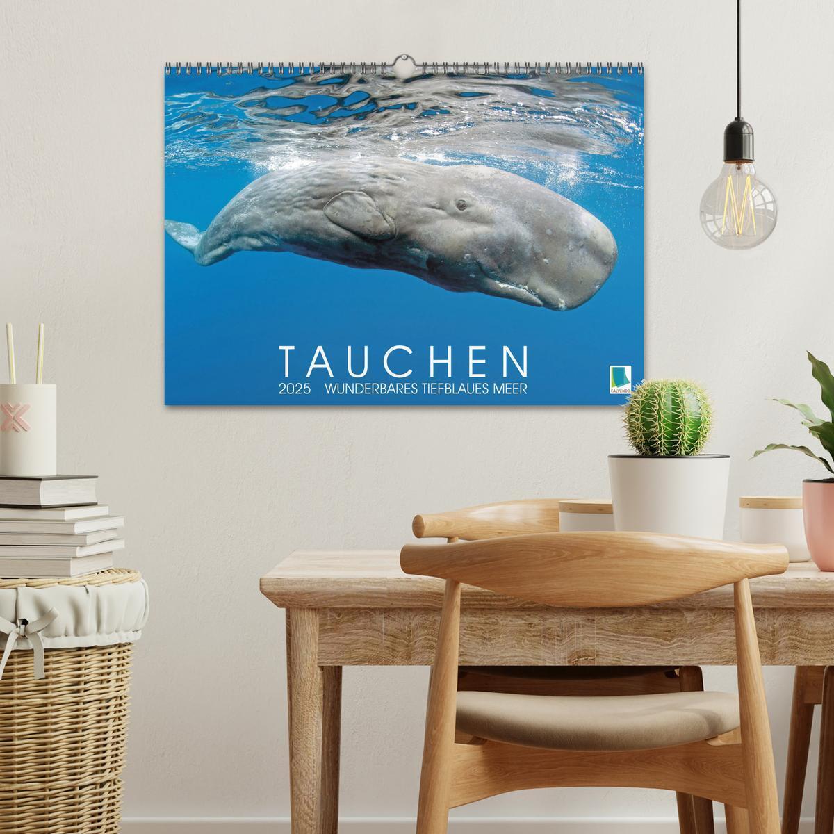 Bild: 9783383778193 | Tauchen: Wunderbares tiefblaues Meer (Wandkalender 2025 DIN A3...