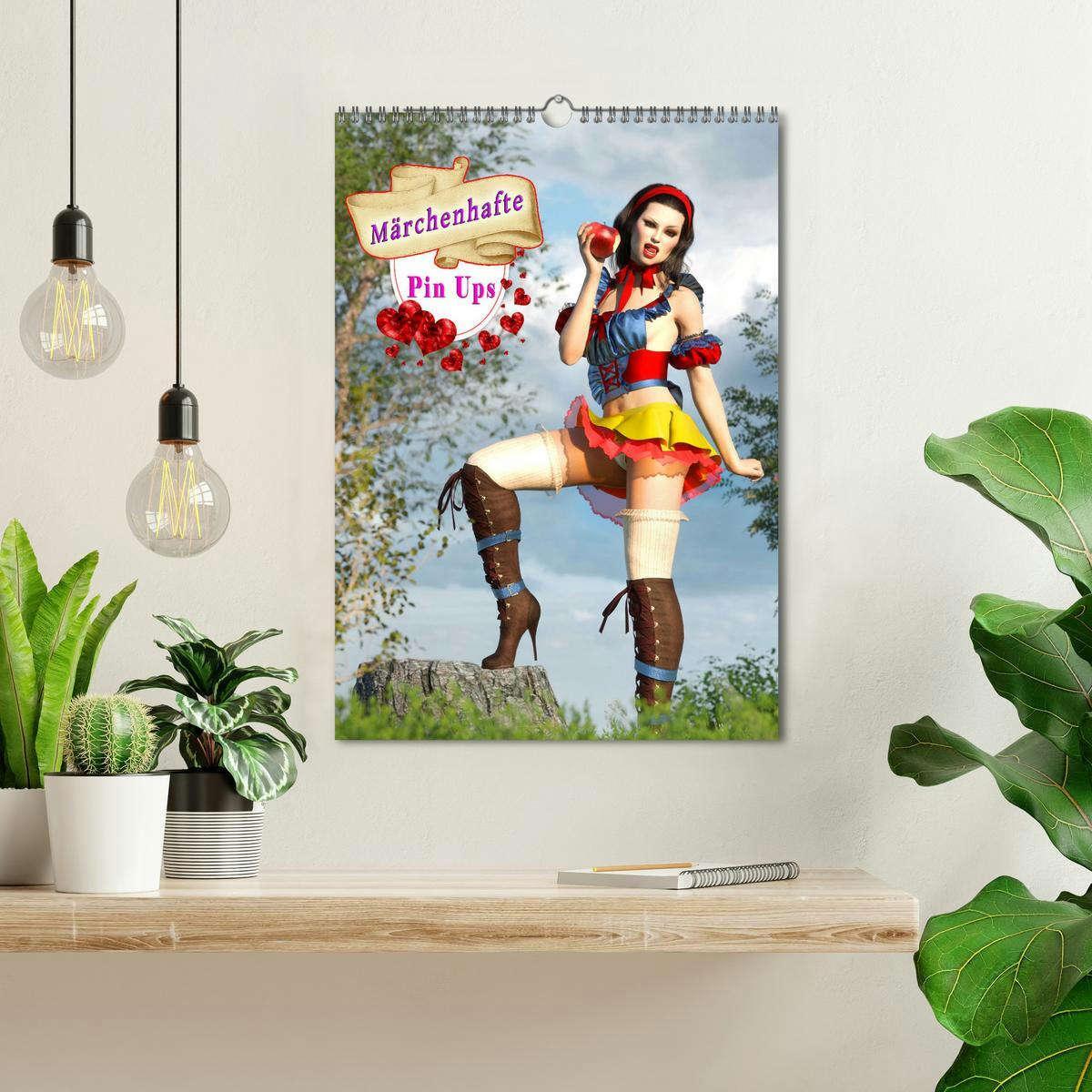 Bild: 9783435888016 | Märchenhafte Pin Ups (Wandkalender 2025 DIN A3 hoch), CALVENDO...