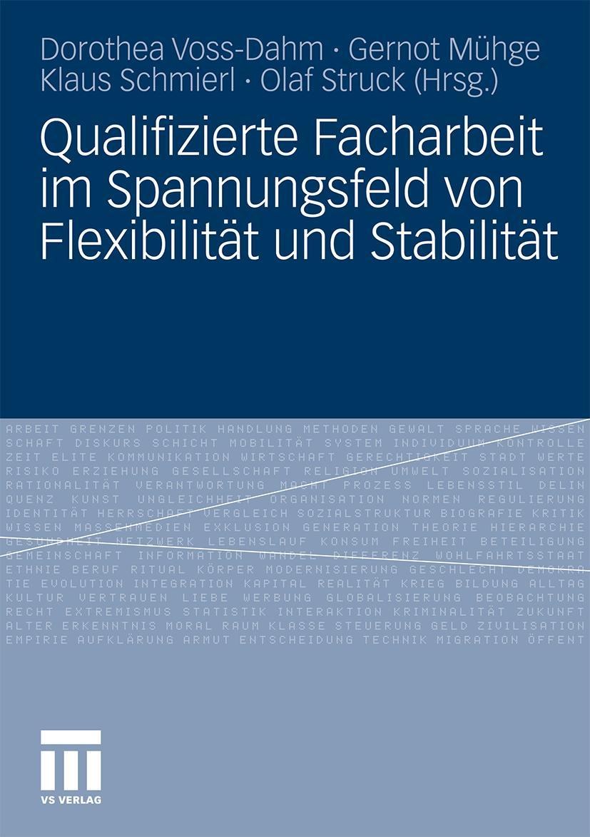 Cover: 9783531178592 | Qualifizierte Facharbeit im Spannungsfeld von Flexibilität und...