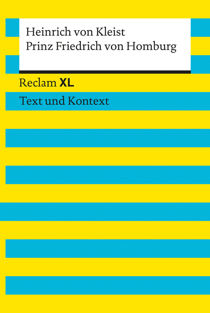 Cover: 9783150192399 | Prinz Friedrich von Homburg | Heinrich von Kleist | Taschenbuch | 2015