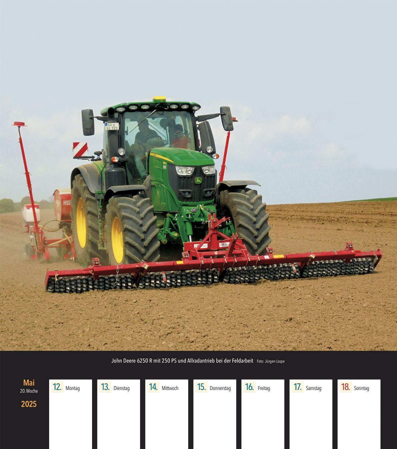 Bild: 9783751611169 | John Deere Traktoren 2025 | Wochenkalender mit 53 Abbildungen | 53 S.