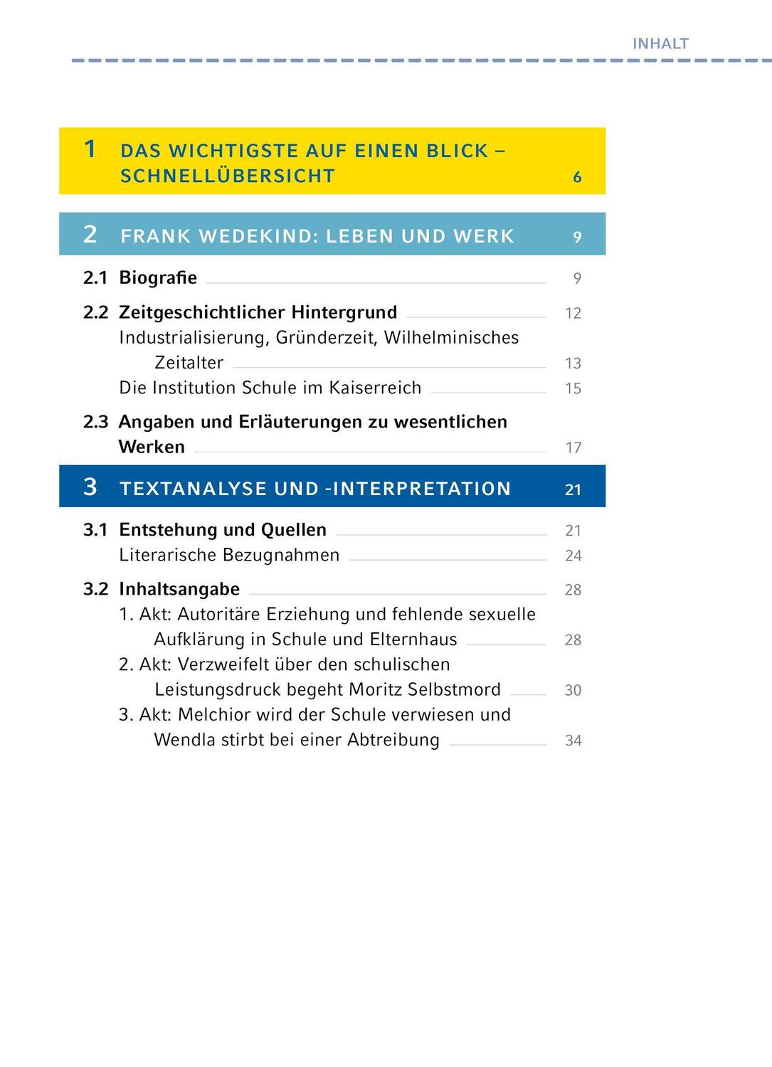 Bild: 9783804420809 | Frühlings Erwachen - Textanalyse und Interpretation | Frank Wedekind