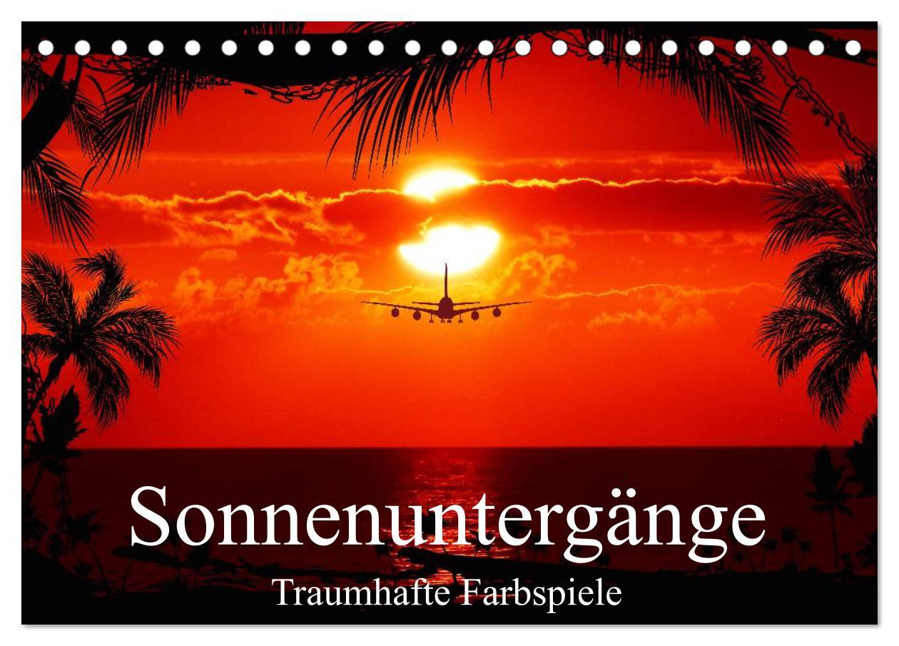 Cover: 9783435733767 | Sonnenuntergänge ¿ Traumhafte Farbspiele (Tischkalender 2025 DIN A5...