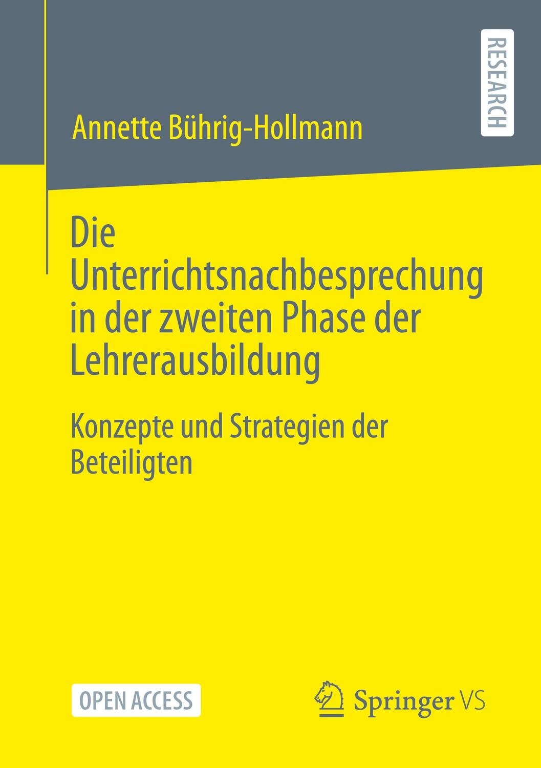 Cover: 9783658411206 | Die Unterrichtsnachbesprechung in der zweiten Phase der...