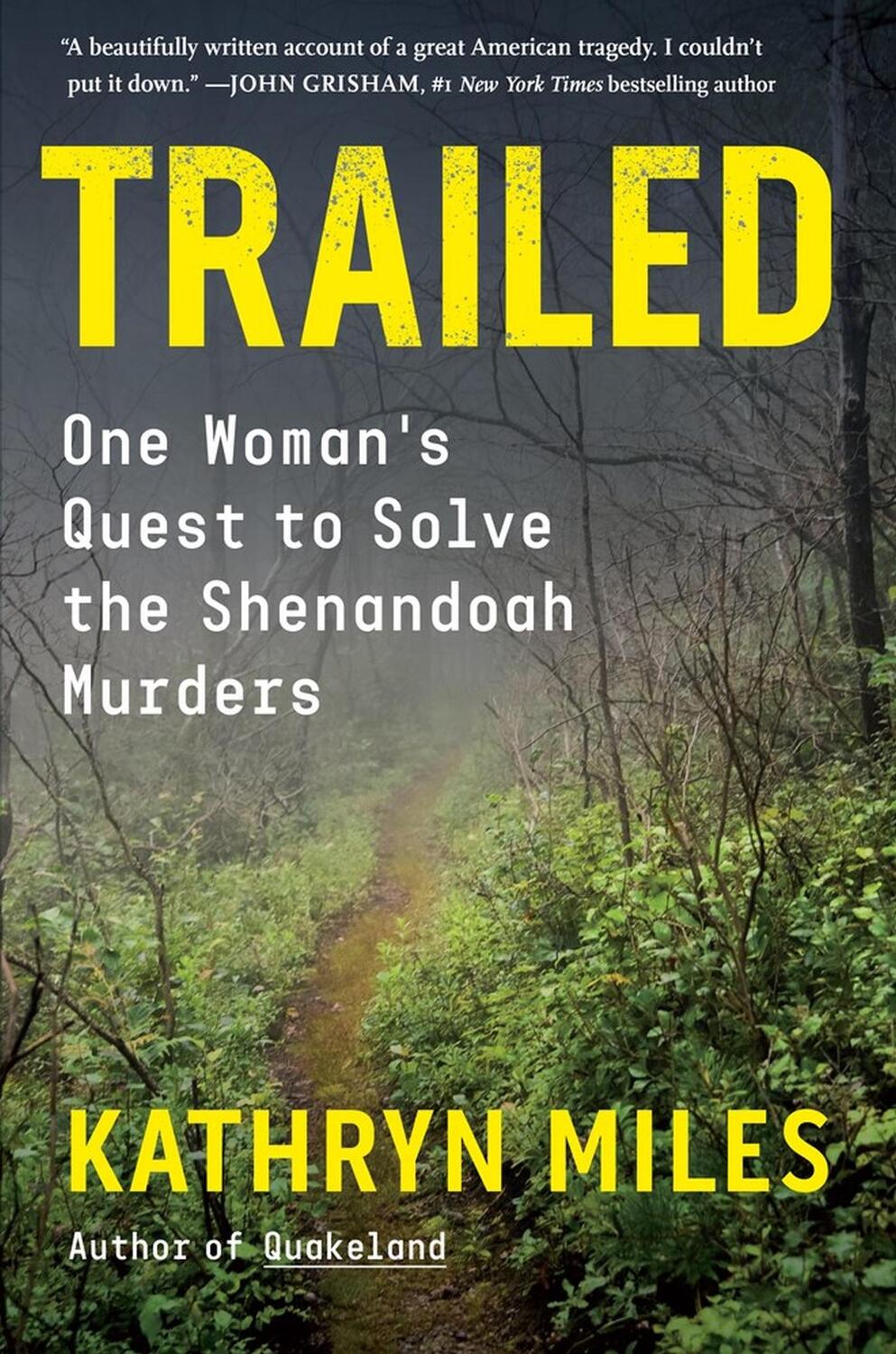 Cover: 9781616209094 | Trailed | One Woman's Quest to Solve the Shenandoah Murders | Miles