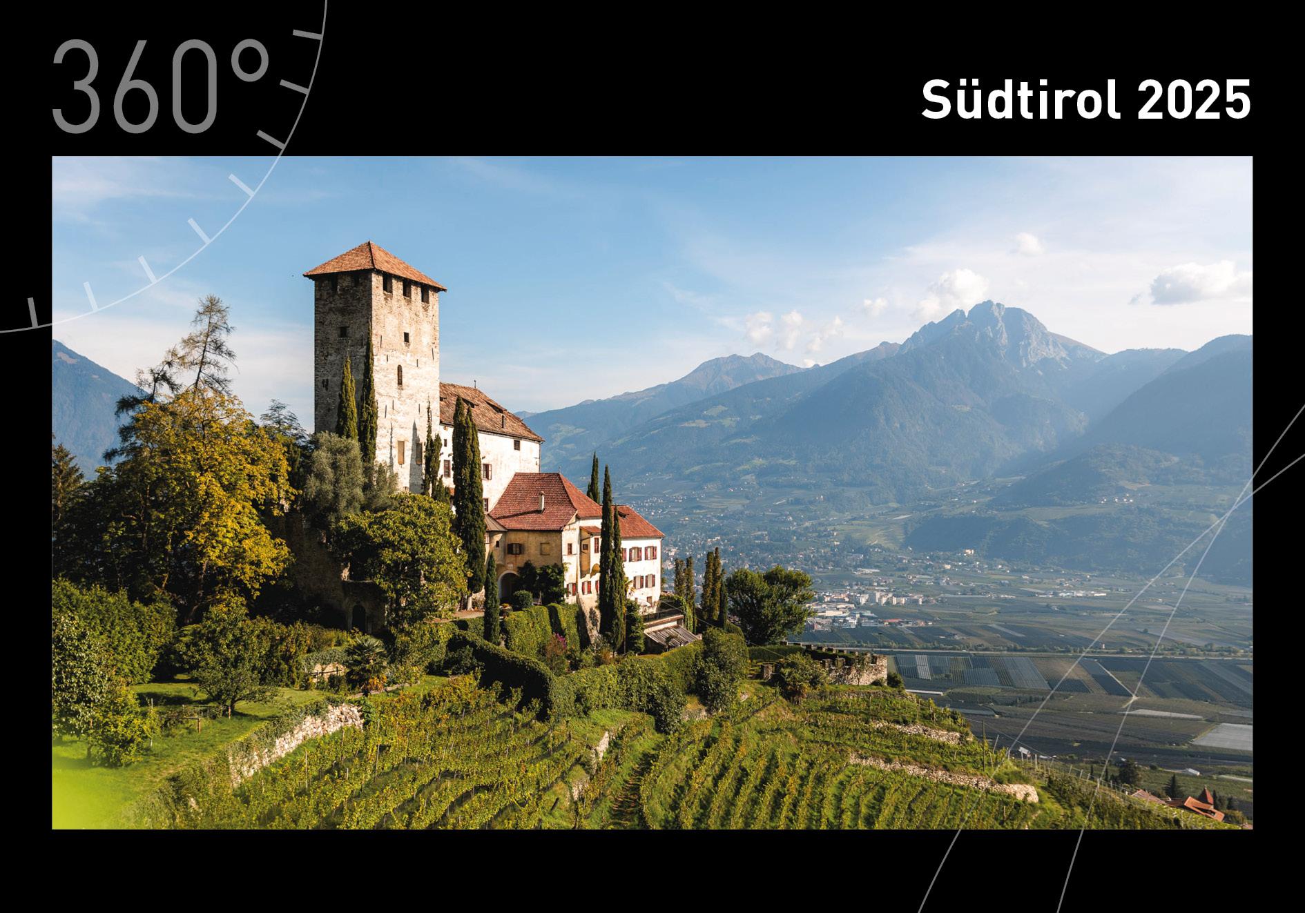 Cover: 9783968555164 | 360° Südtirol Premiumkalender 2025 | Pichler | Kalender | 13 S. | 2025