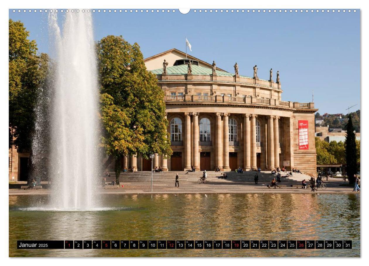 Bild: 9783435646418 | Landeshauptstadt Stuttgart (Wandkalender 2025 DIN A2 quer),...