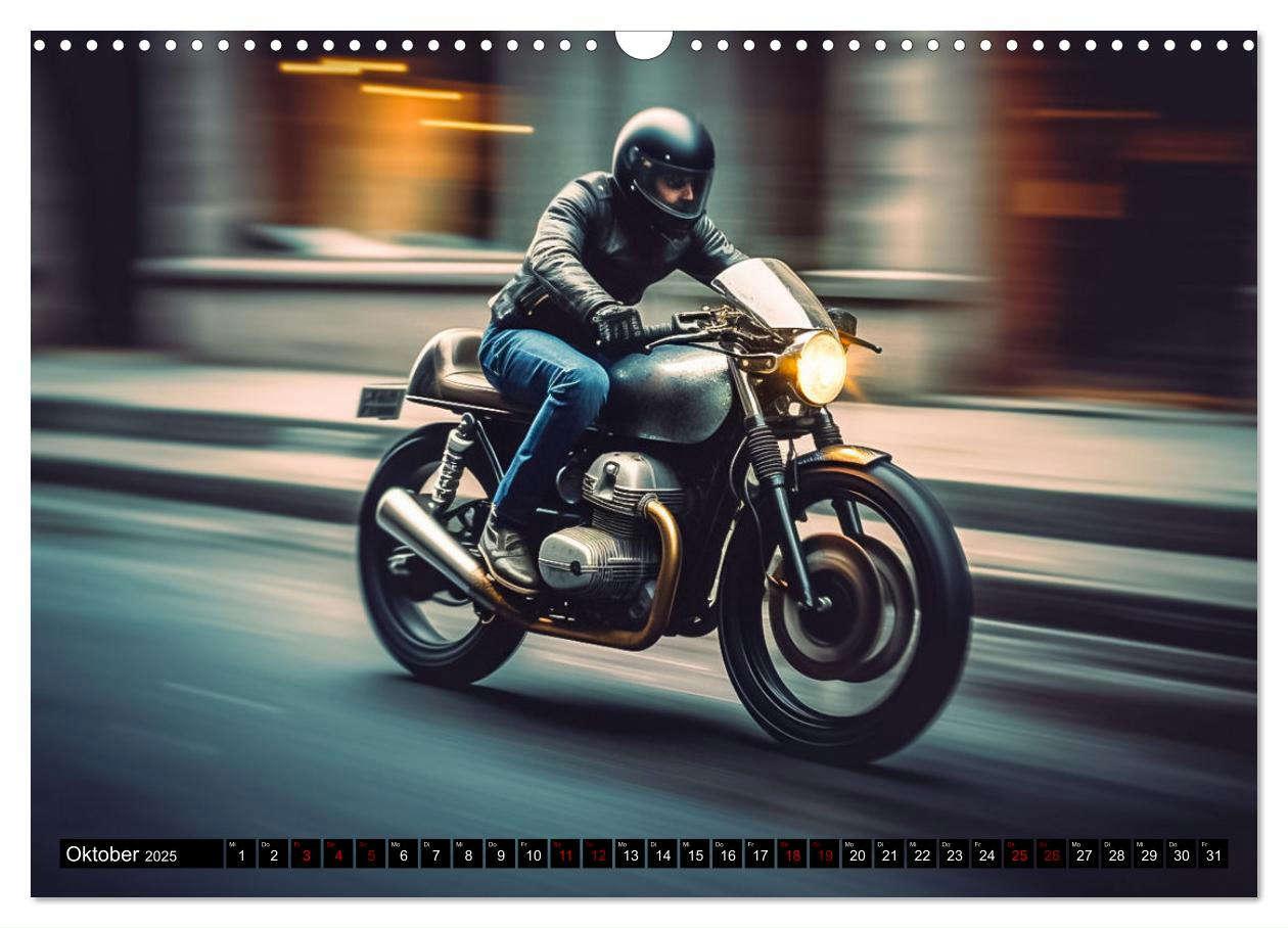 Bild: 9783383900600 | Urban Biker (Wandkalender 2025 DIN A3 quer), CALVENDO Monatskalender