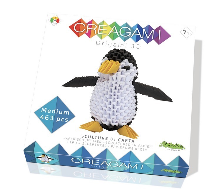 Cover: 8032591787710 | CREAGAMI - Origami 3D Pinguin 463 Teile | Stück | 3178771 | 2019