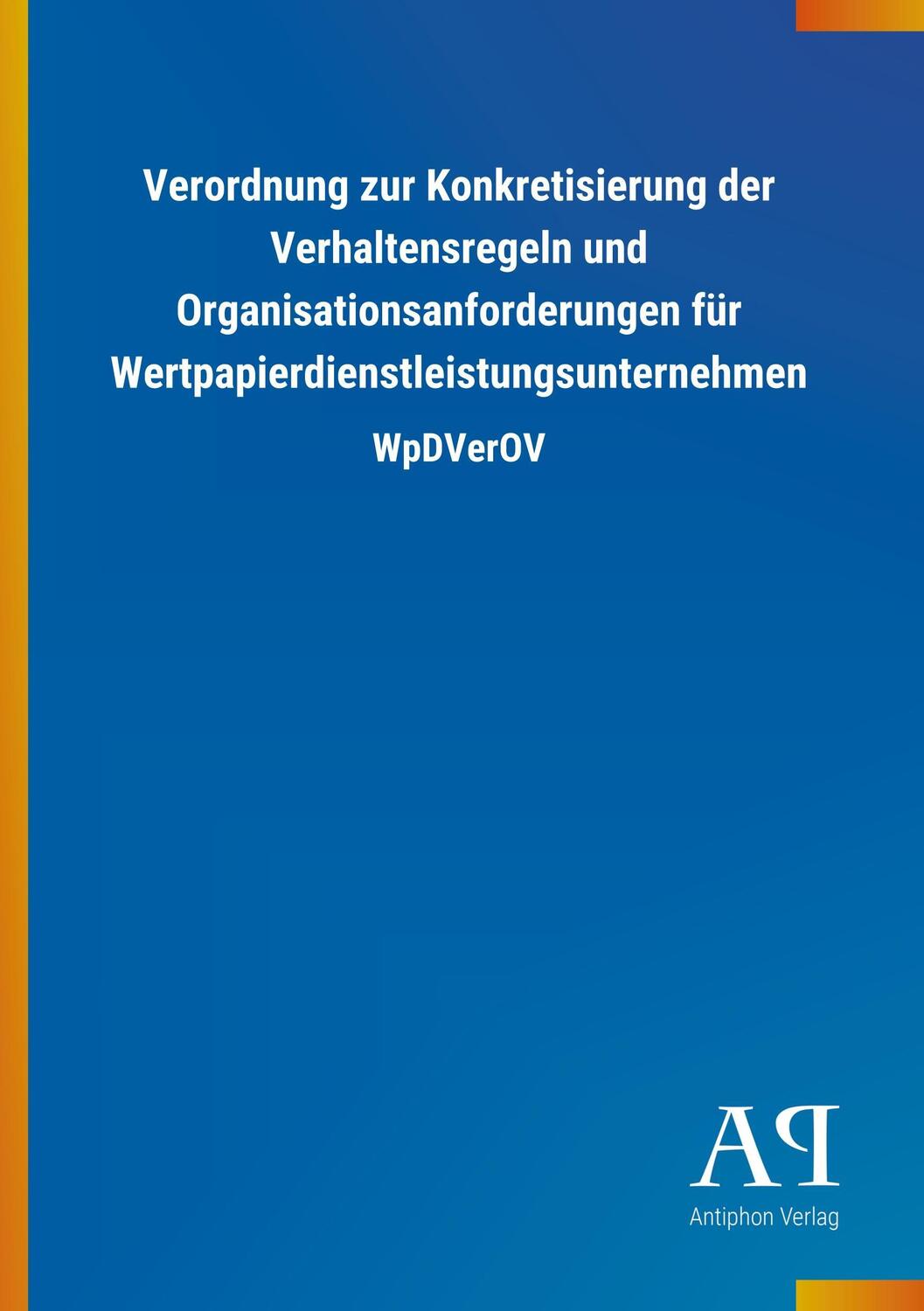 Cover: 9783731402831 | Verordnung zur Konkretisierung der Verhaltensregeln und...