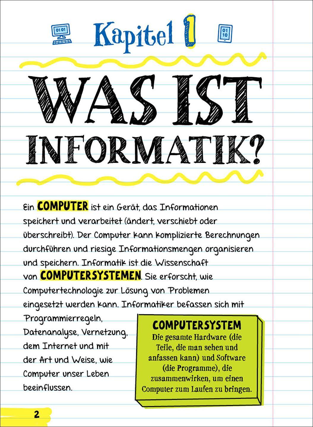 Bild: 9783743209800 | Big Fat Notebook - Alles, was du für Informatik brauchst - Das...