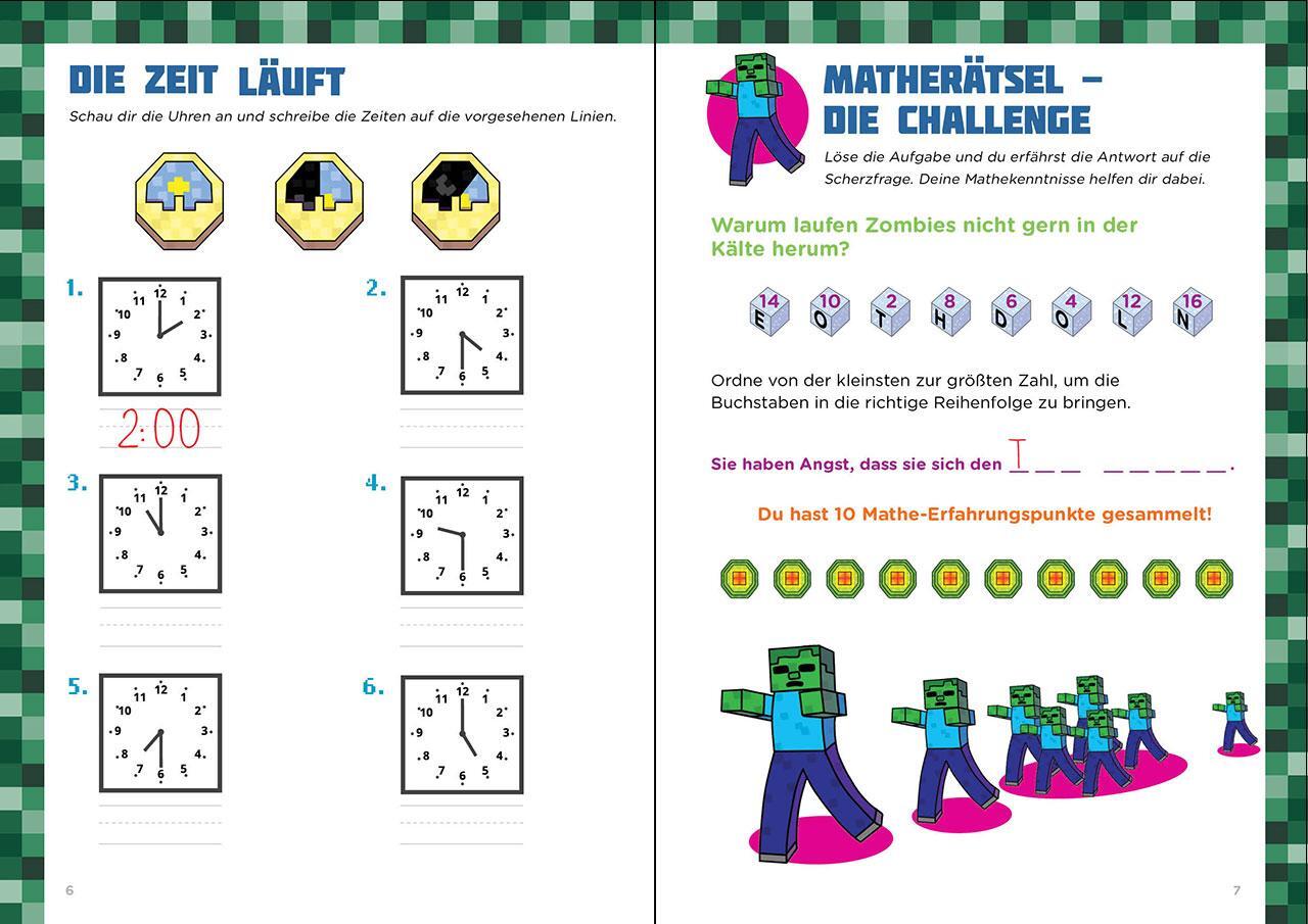 Bild: 9783743215573 | Mathe für Minecrafter - Mein extrastarkes Übungsbuch | Rätseln | Buch