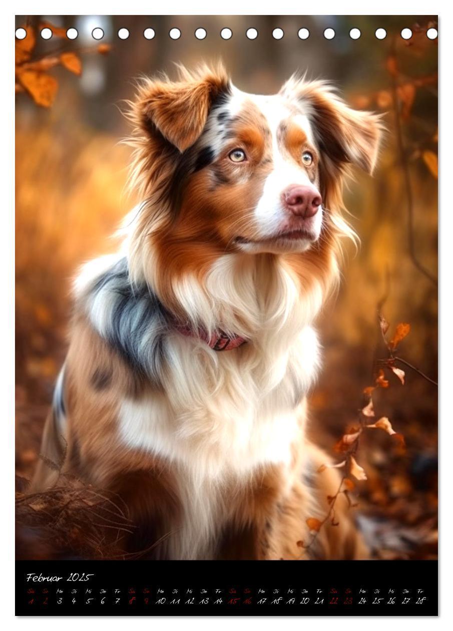 Bild: 9783435877249 | Australian Shepherd (Tischkalender 2025 DIN A5 hoch), CALVENDO...