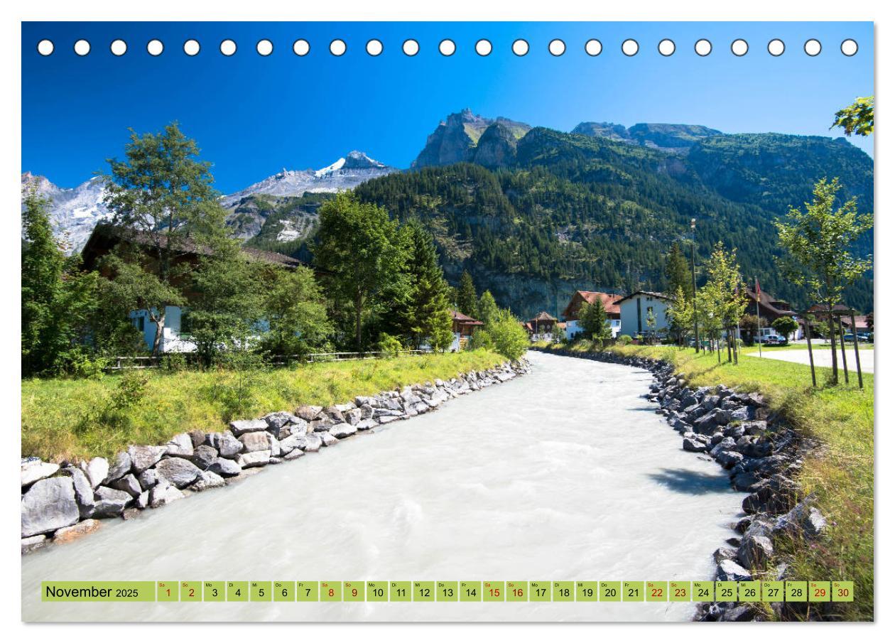 Bild: 9783435356577 | Alpentraum Kandersteg (Tischkalender 2025 DIN A5 quer), CALVENDO...