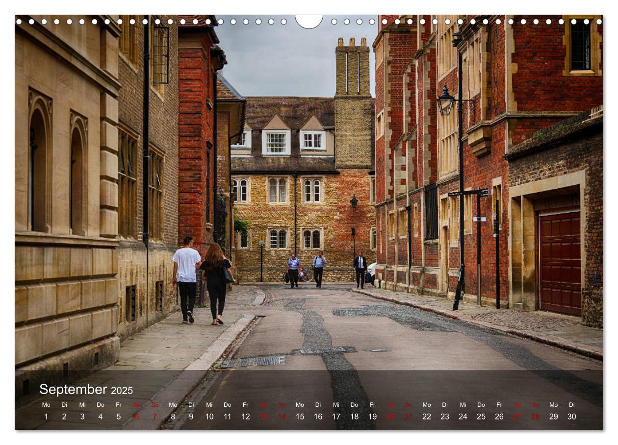 Bild: 9783435402502 | Cambridge street view (Wandkalender 2025 DIN A3 quer), CALVENDO...