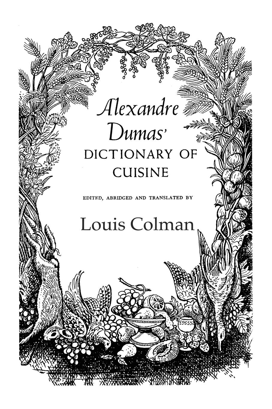 Cover: 9781138966475 | Alexander Dumas Dictionary Of Cuisine | Dumas | Taschenbuch | Englisch