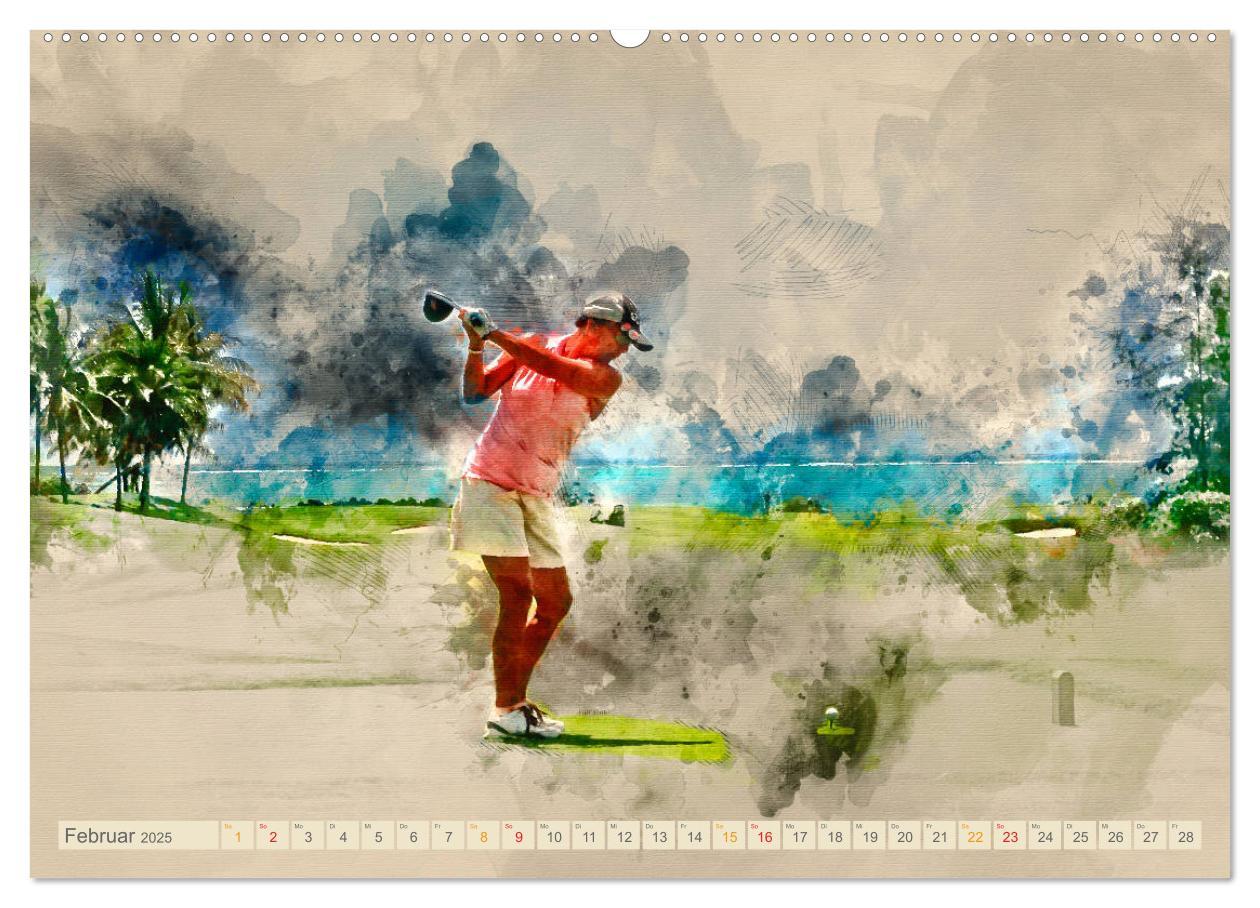 Bild: 9783435419944 | Ich liebe Golf (Wandkalender 2025 DIN A2 quer), CALVENDO...