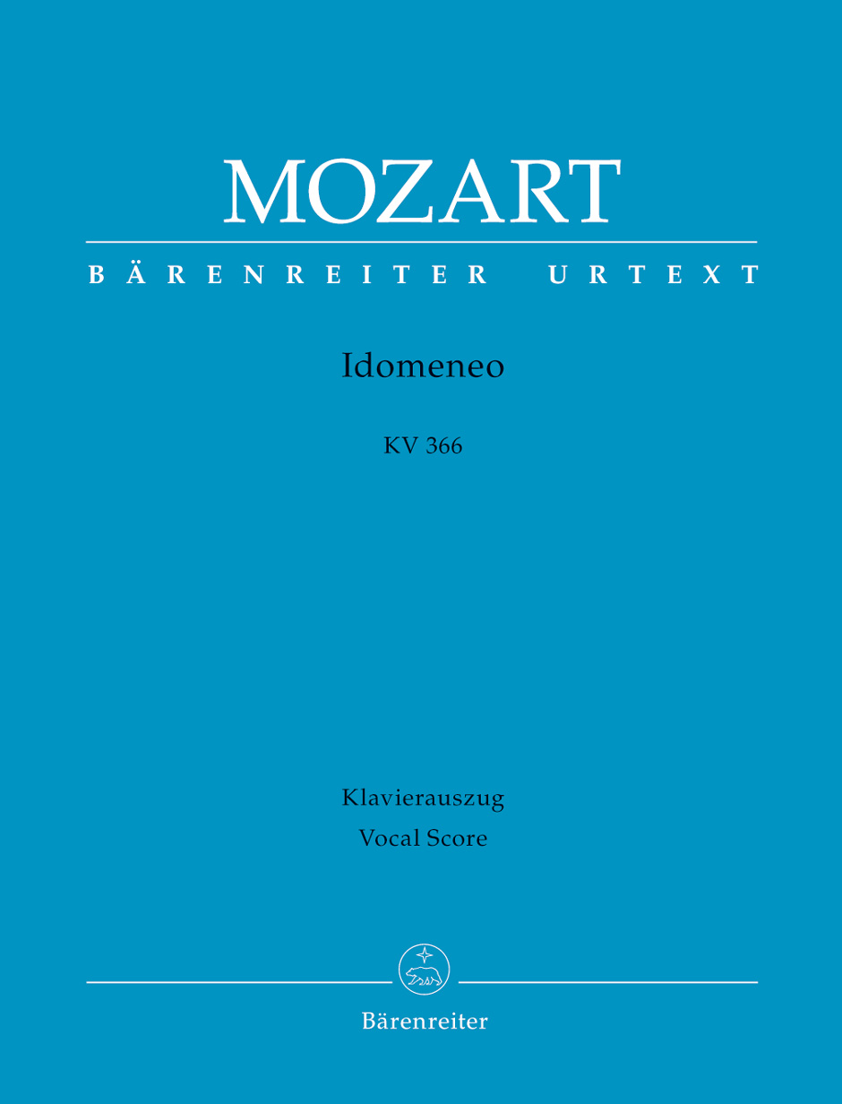 Cover: 9790006450725 | Idomeneo KV 366 | Ital/dt - Bärenreiter Urtext, Klavierauszug, Noten