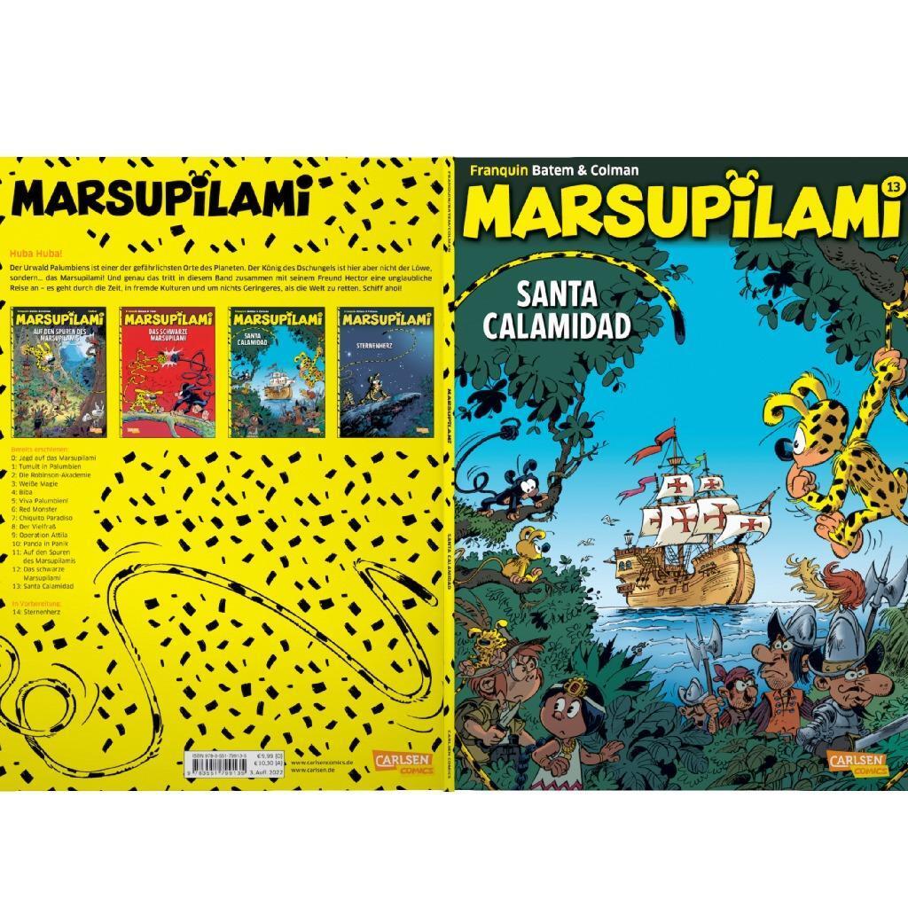 Bild: 9783551799135 | Marsupilami 13: Santa Calamidad | Abenteuercomics für Kinder ab 8