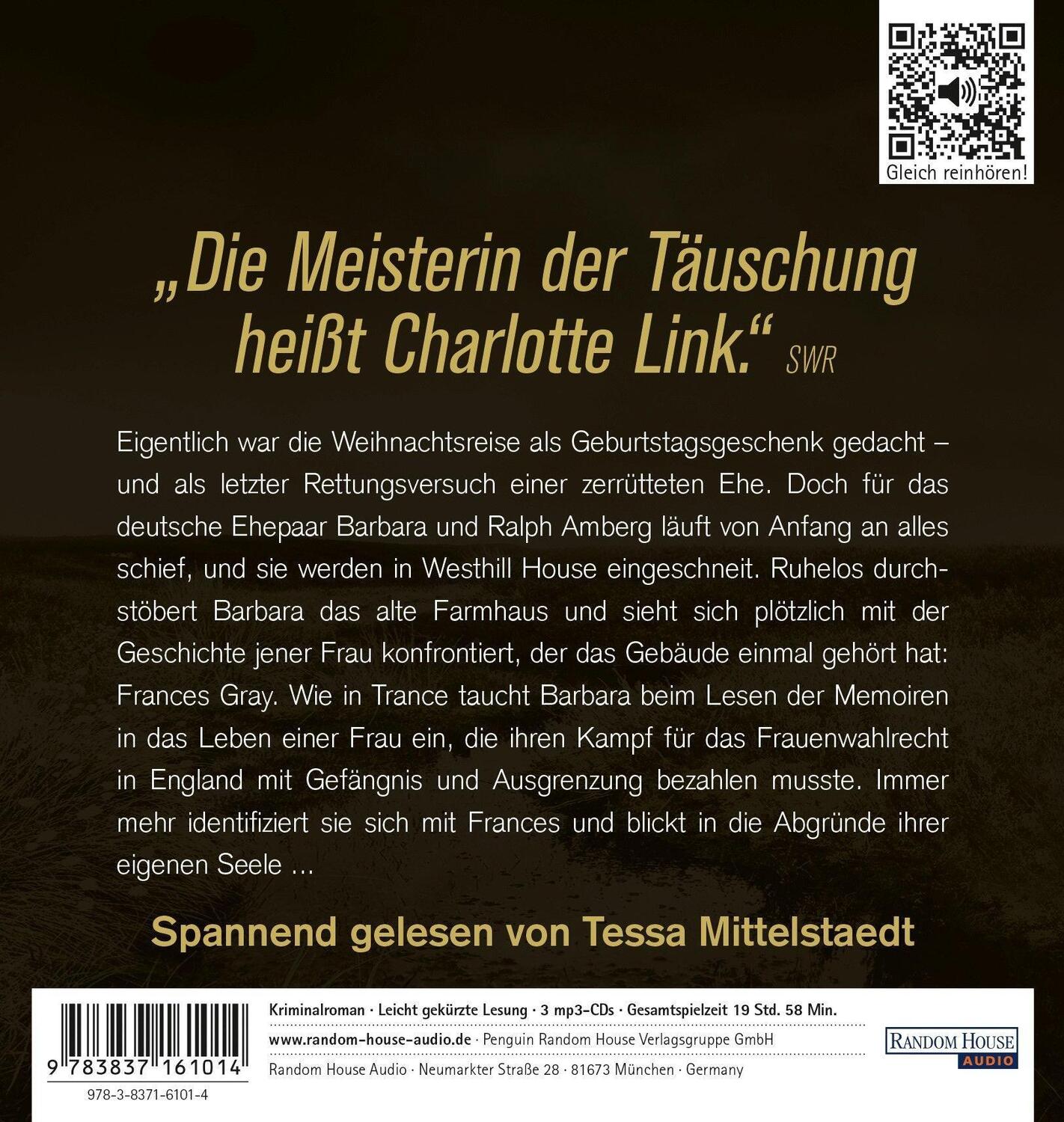 Bild: 9783837161014 | Das Haus der Schwestern | Charlotte Link | MP3 | 3 Audio-CDs | Deutsch