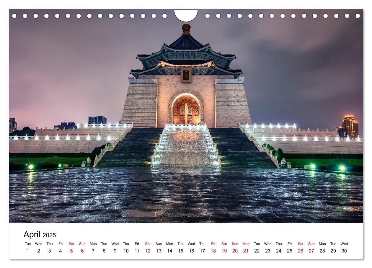 Bild: 9781325938186 | A Journey In Taipei (Wall Calendar 2025 DIN A4 landscape), CALVENDO...