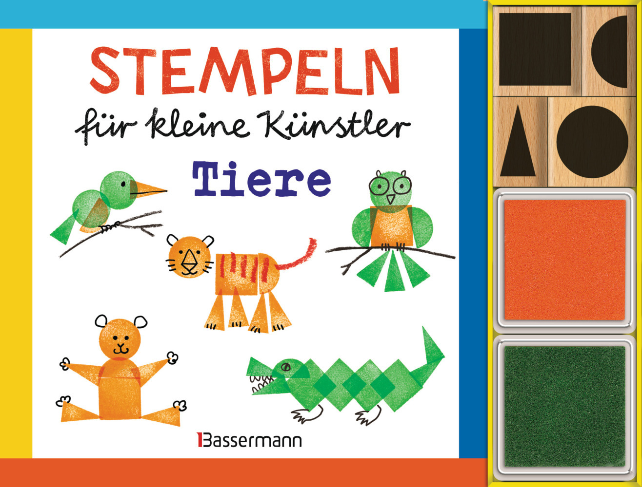 Cover: 9783809438014 | Stempeln für kleine Künstler - Tiere, Set | Norbert Pautner | Buch