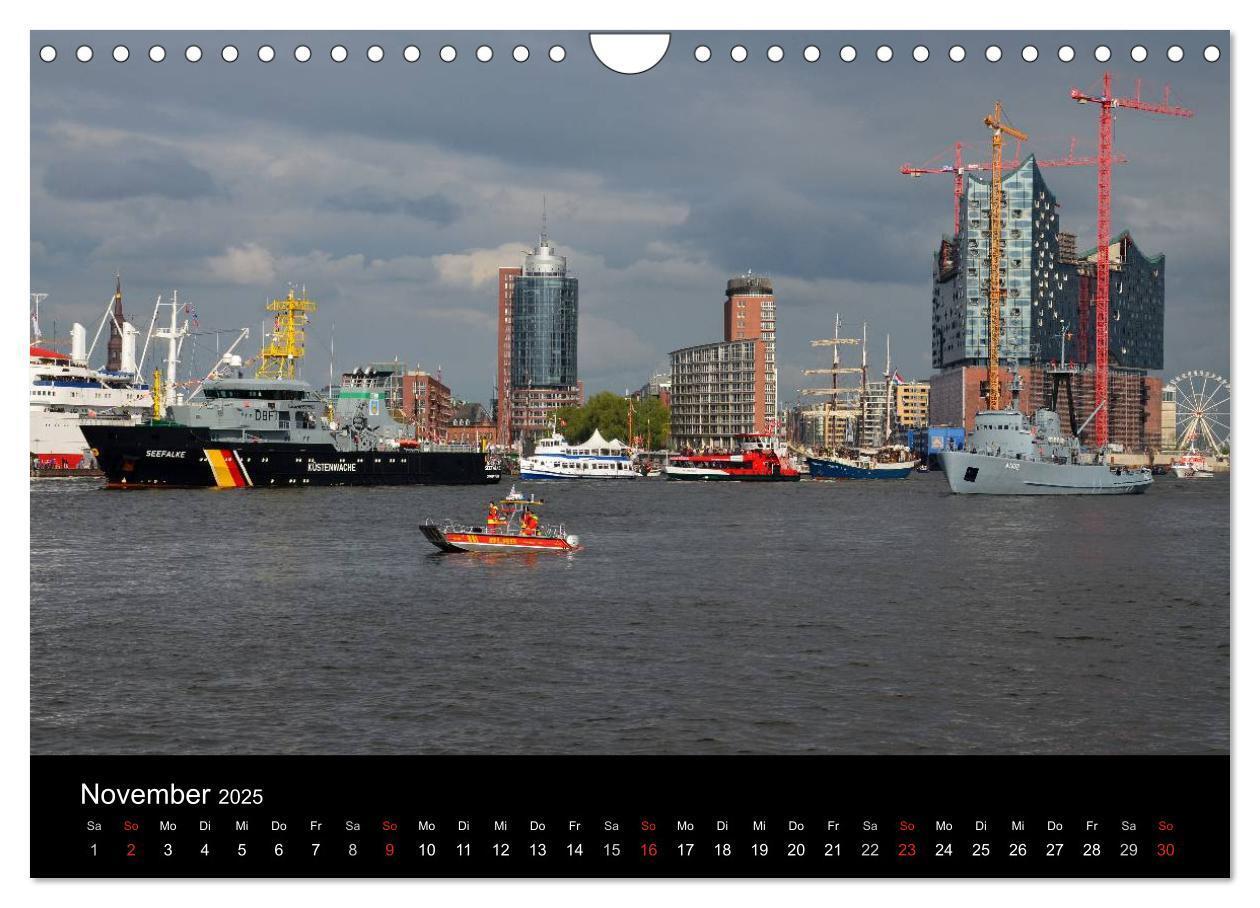 Bild: 9783435709564 | Auslaufparade des Hamburger Hafengeburtstages (Wandkalender 2025...