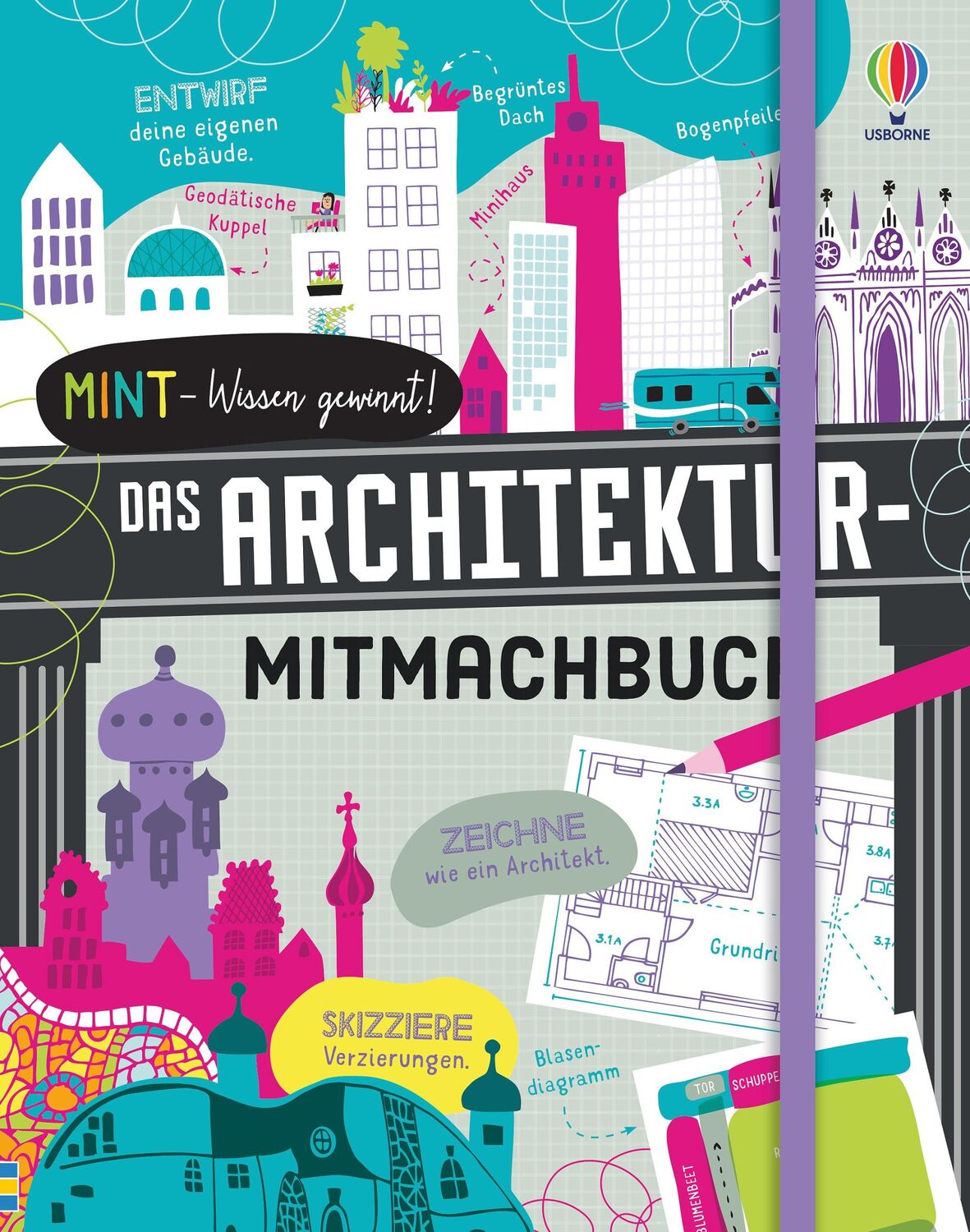 Cover: 9781789414677 | MINT - Wissen gewinnt! Das Architektur-Mitmachbuch | Reynolds (u. a.)