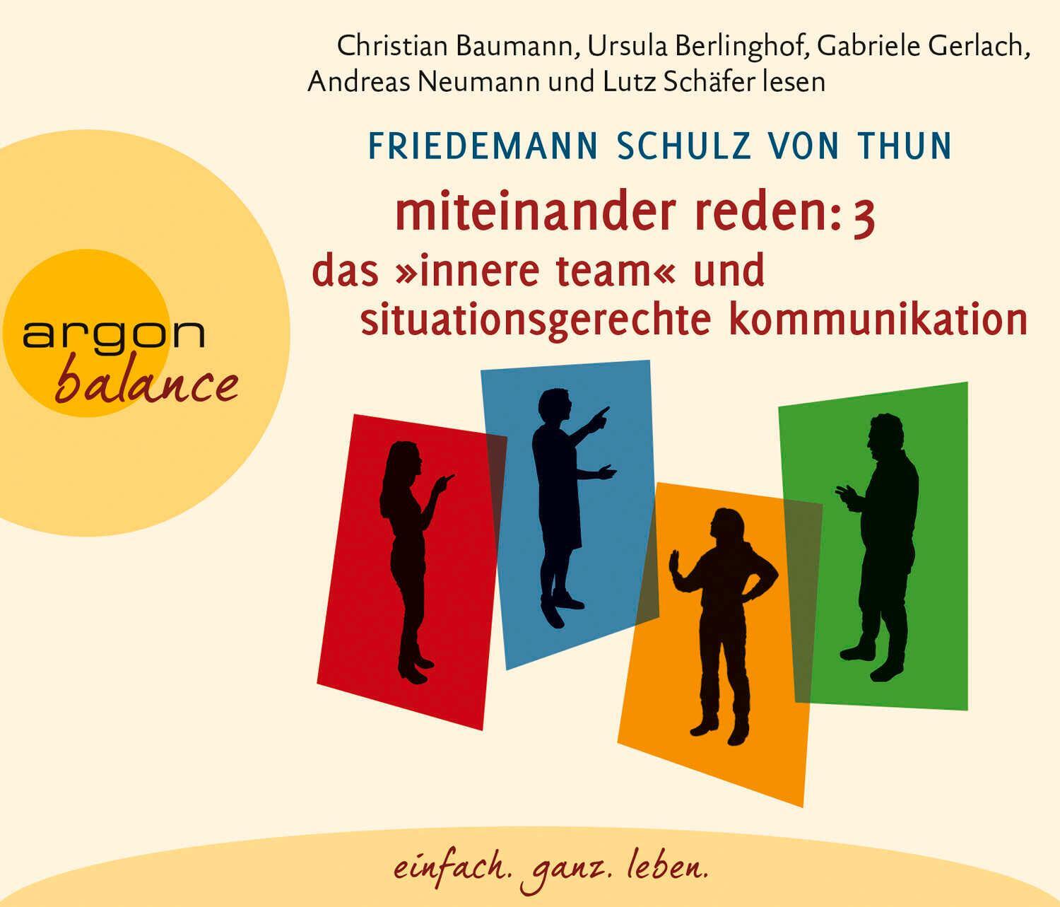 Cover: 9783839881255 | Miteinander reden Teil 3: Das »Innere Team« und situationsgerechte...