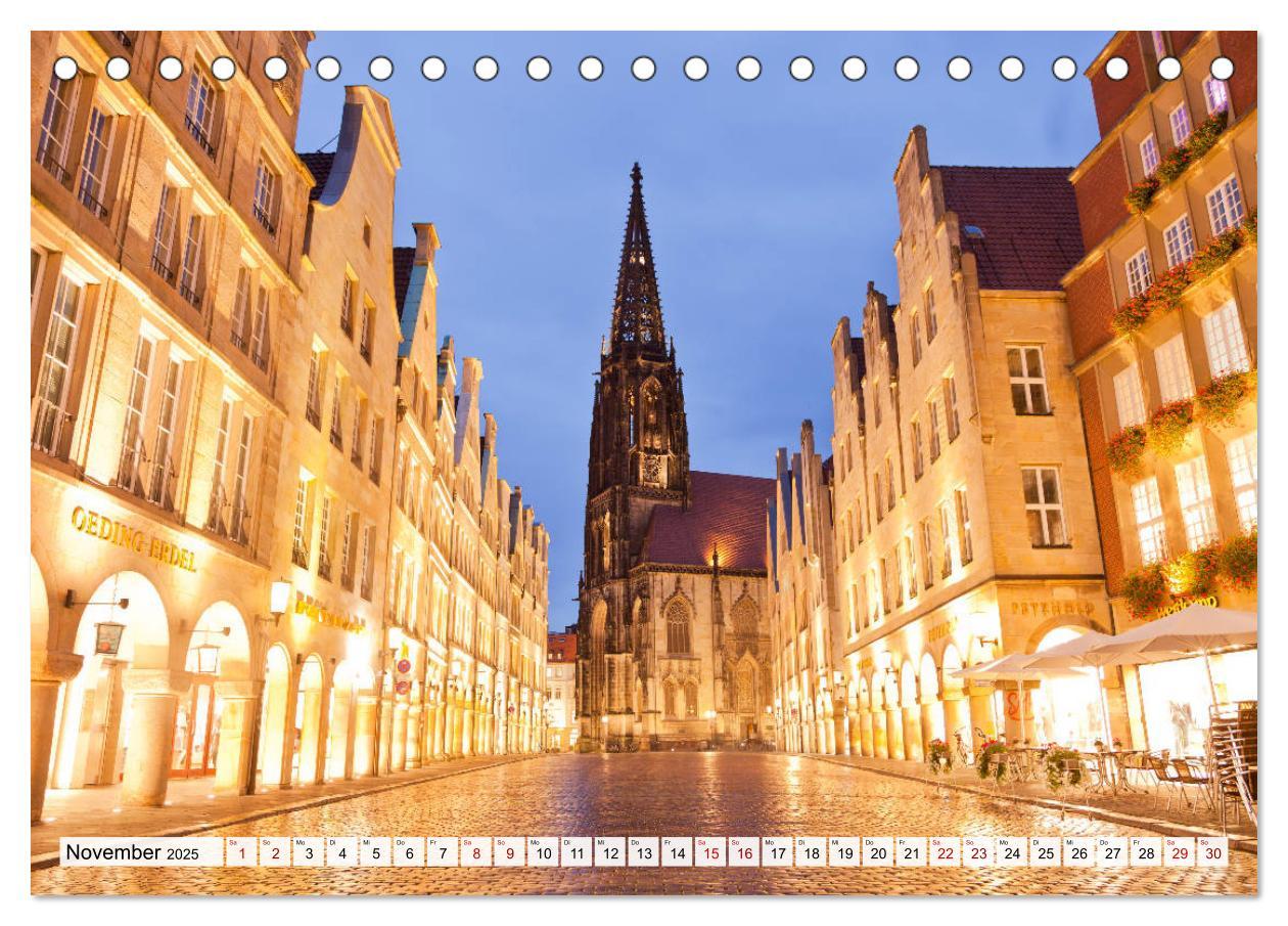 Bild: 9783435259533 | Lebenswertes Münster (Tischkalender 2025 DIN A5 quer), CALVENDO...