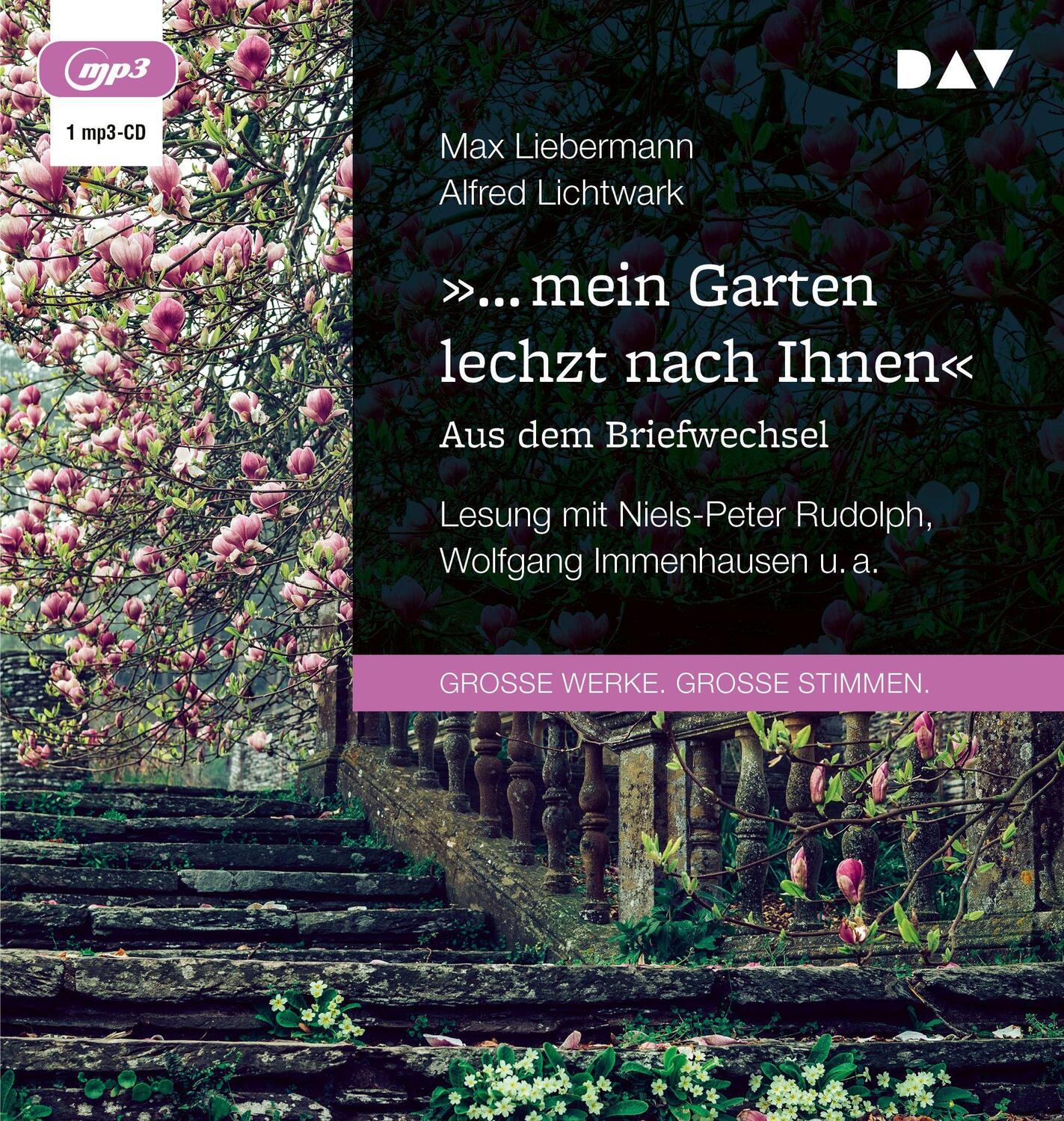 Cover: 9783742429681 | »... mein Garten lechzt nach Ihnen«. Aus dem Briefwechsel | MP3 | 2023