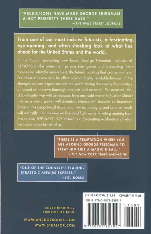 Rückseite: 9780767923057 | The Next 100 Years: A Forecast for the 21st Century | George Friedman