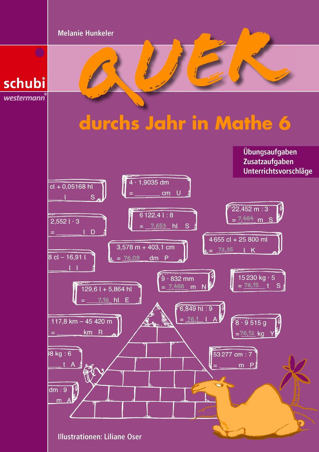 Cover: 9783039766611 | Quer durchs Jahr in Mathe 6 | Melanie Hunkeler | Taschenbuch | 104 S.