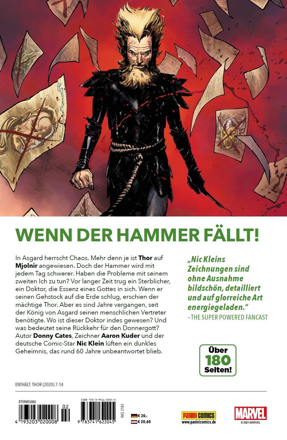 Rückseite: 9783741622045 | Thor: König von Asgard | Bd. 2: Die Rückkehr von Donald Blake | Buch