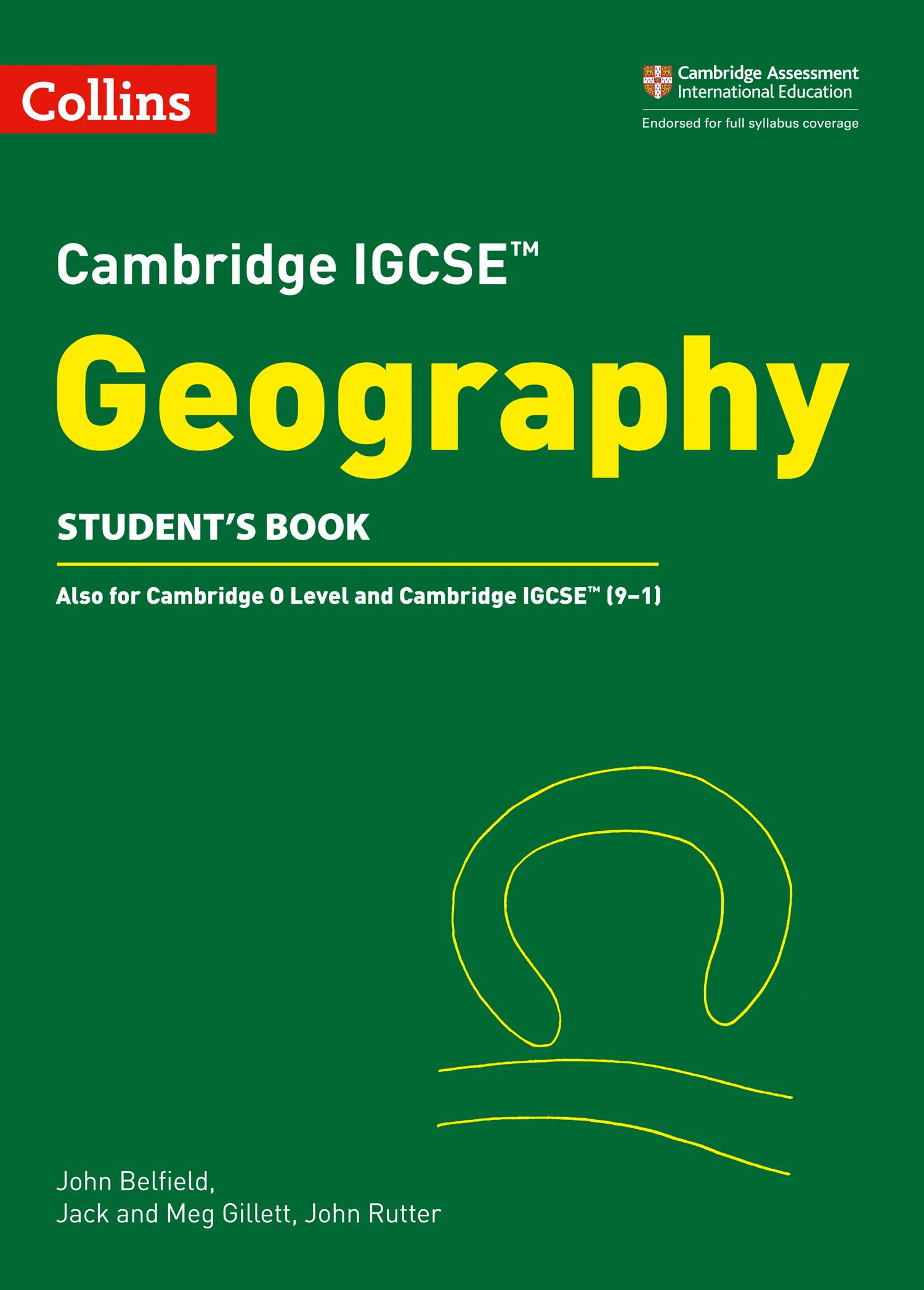 Cover: 9780008260156 | Collins Cambridge IGCSE - Cambridge IGCSE Geography Student Book