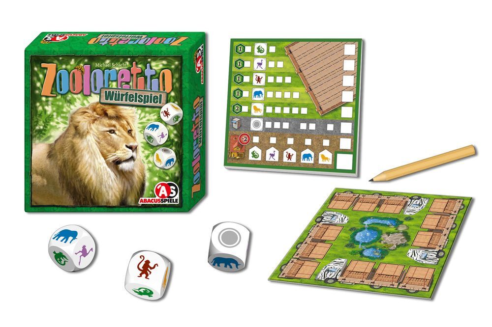 Bild: 4011898061215 | Zooloretto Würfelspiel | Michael Schacht | Spiel | In Spielebox | 2012