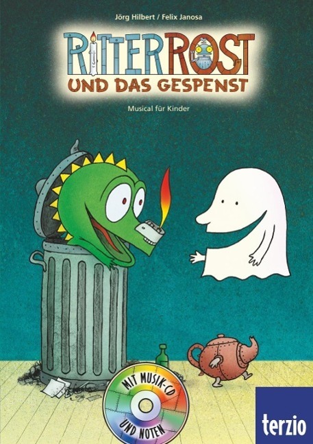 Cover: 9783551270481 | Ritter Rost 2: Ritter Rost und das Gespenst | Buch mit CD | Hilbert