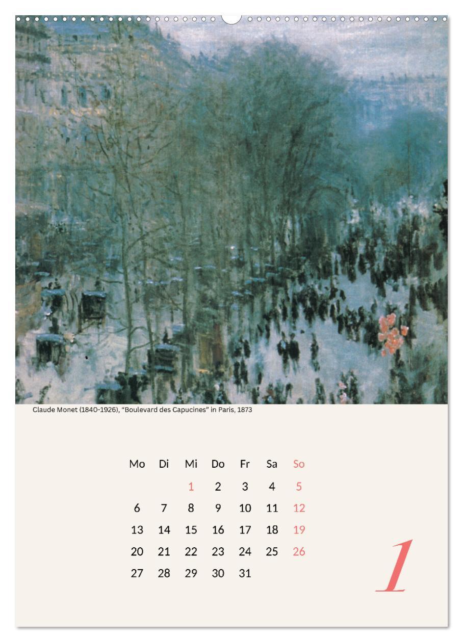 Bild: 9783457225301 | Claude Monet Impressionen (Wandkalender 2025 DIN A2 hoch), CALVENDO...