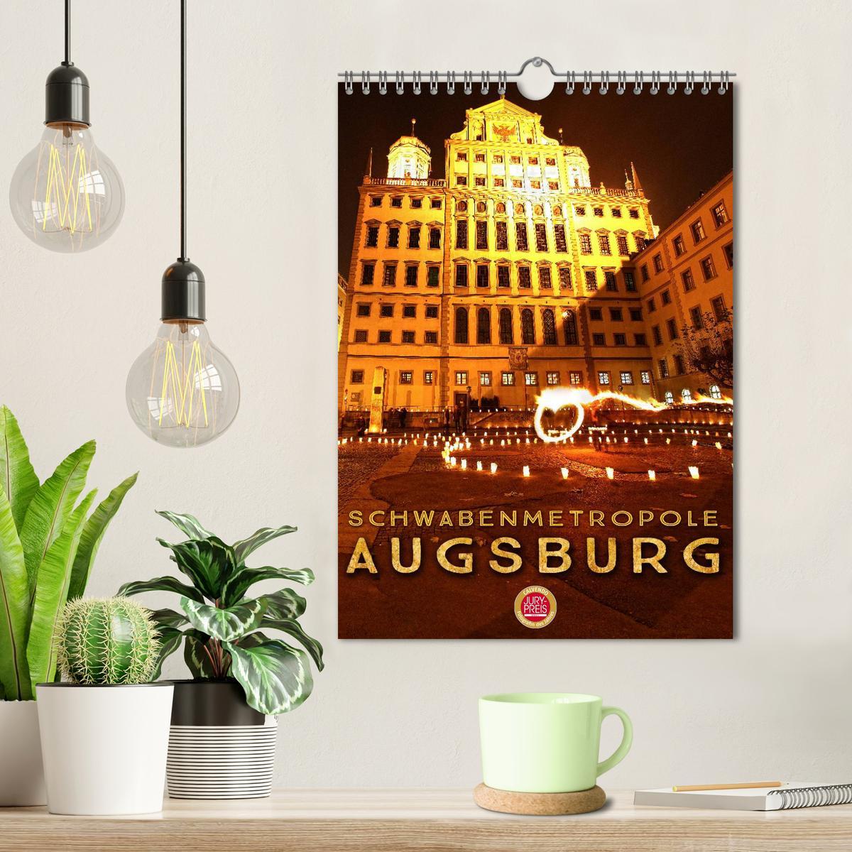 Bild: 9783457043233 | Schwabenmetropole Augsburg (Wandkalender 2025 DIN A4 hoch),...