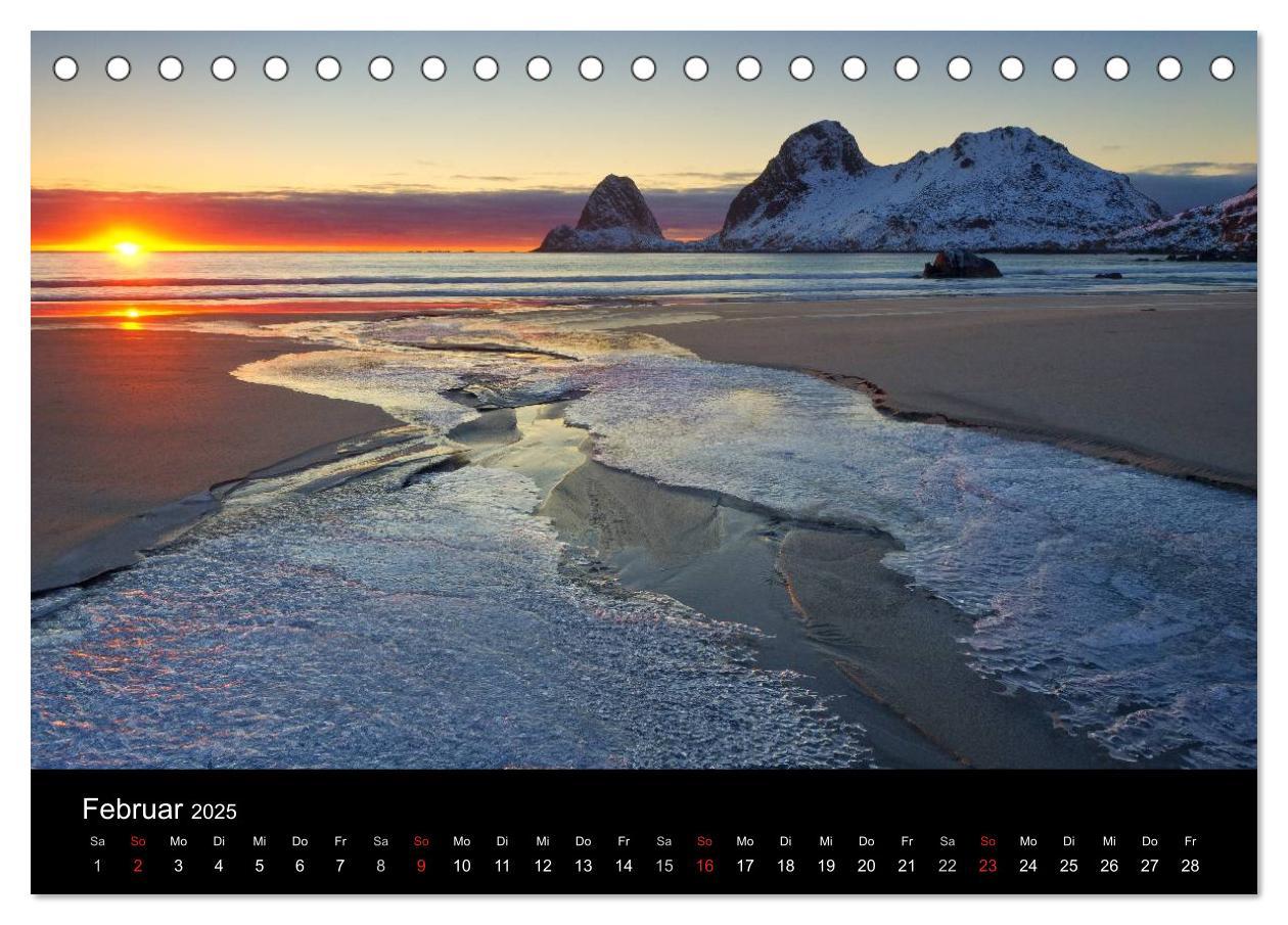 Bild: 9783435801268 | Norwegen (Tischkalender 2025 DIN A5 quer), CALVENDO Monatskalender