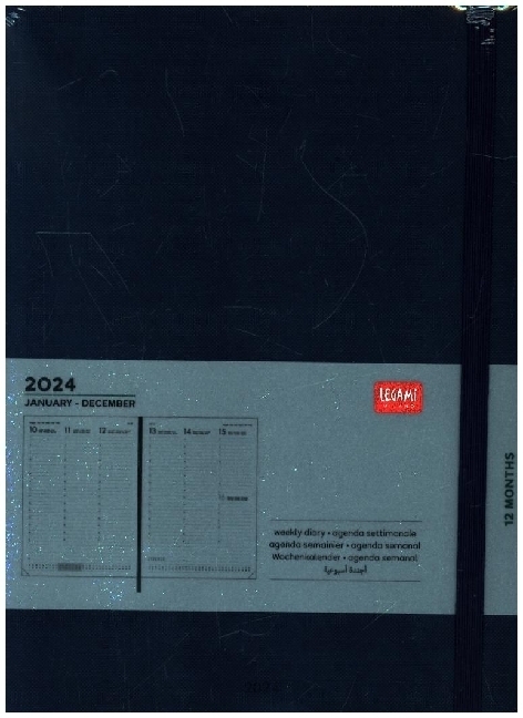 Cover: 8051128757194 | Wochenkalender Maxi - 2024 - Maxi Weekly Diary - 12M - Blue | Buch