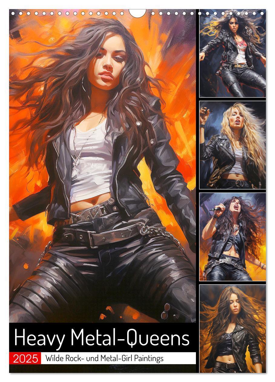 Cover: 9783435862702 | Heavy Metal-Queens. Wilde Rock- und Metal-Girl Paintings...