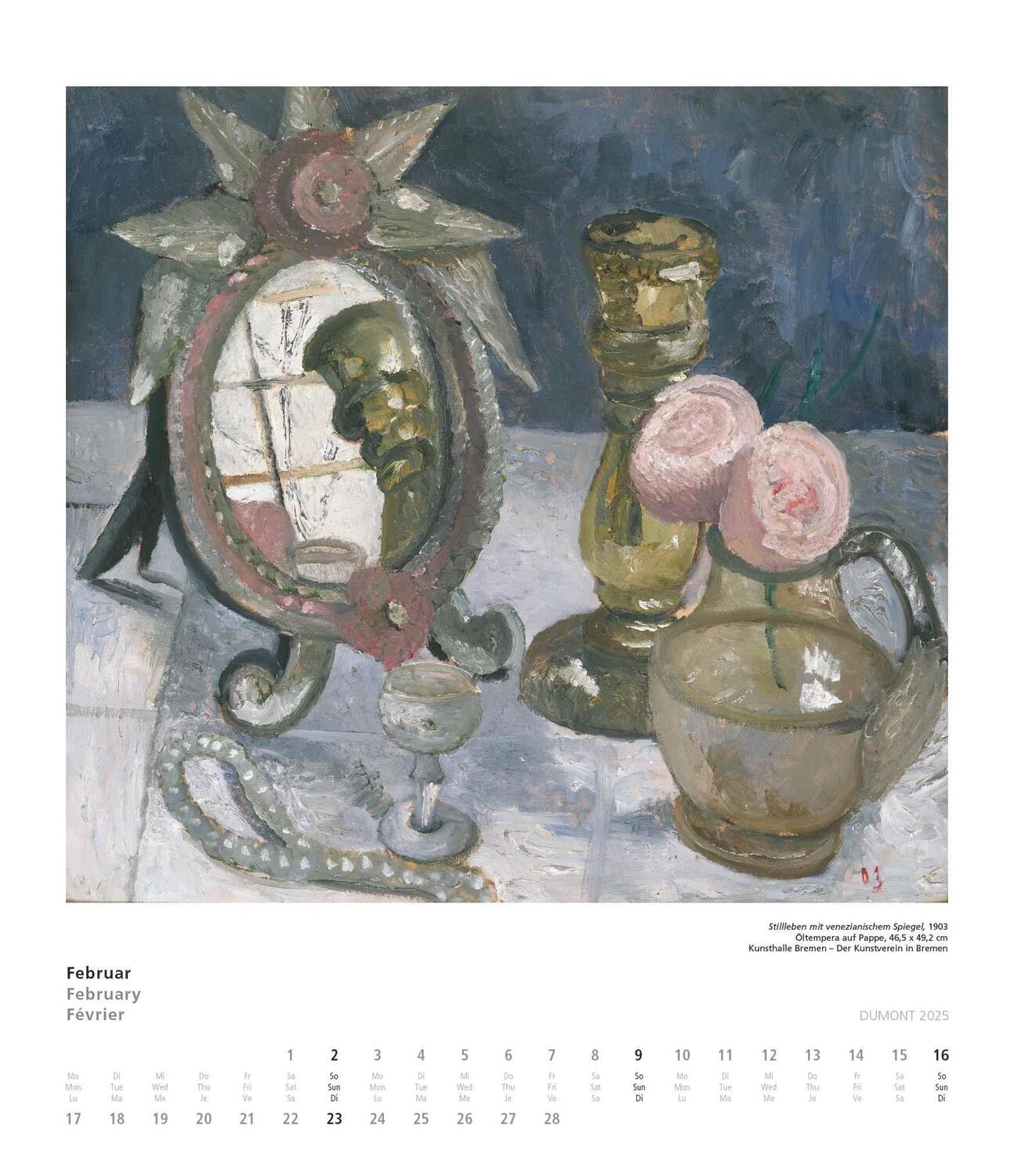 Bild: 4250809653990 | Paula Modersohn-Becker 2025 - Kunstkalender - Wandkalender im...