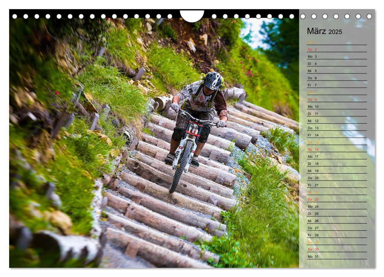 Bild: 9783435537396 | Downhill Moments (Wandkalender 2025 DIN A4 quer), CALVENDO...