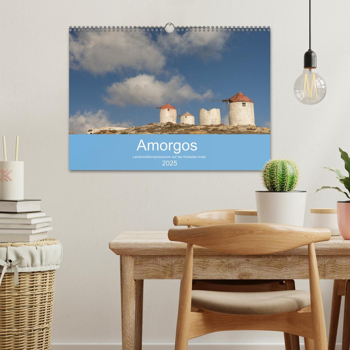 Bild: 9783435000135 | Amorgos - Kykladenimpressionen (Wandkalender 2025 DIN A3 quer),...