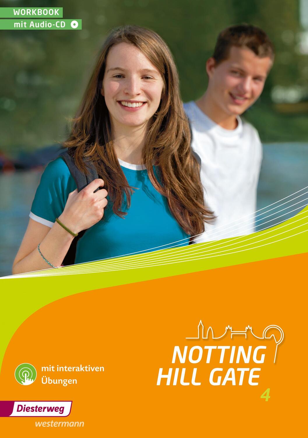 Cover: 9783141453454 | Notting Hill Gate 4. Workbook mit Audio-CD und interaktiven Übungen