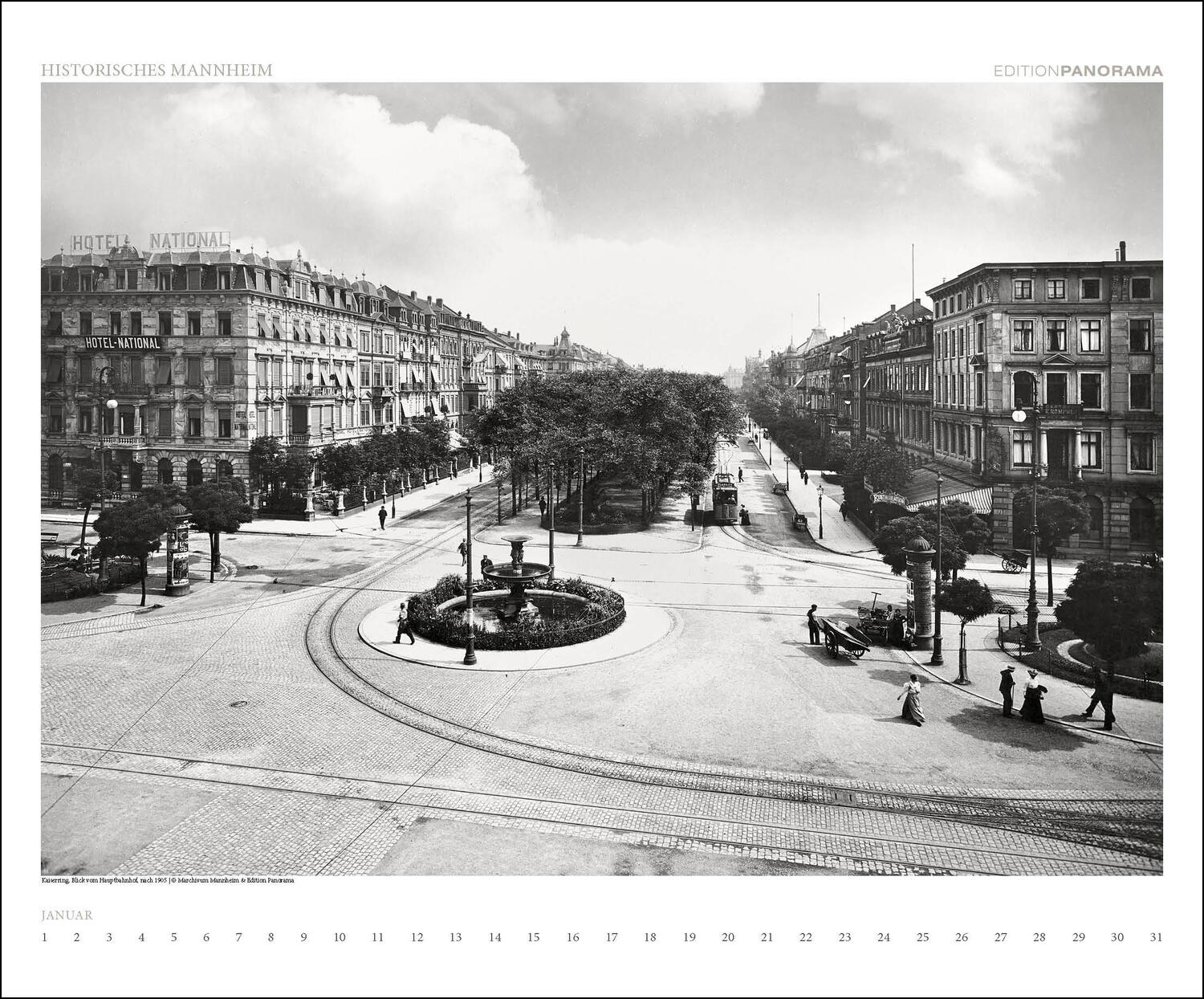 Bild: 9783898236331 | Historisches Mannheim. Die Quadratestadt um 1900 | Kalender | XIV